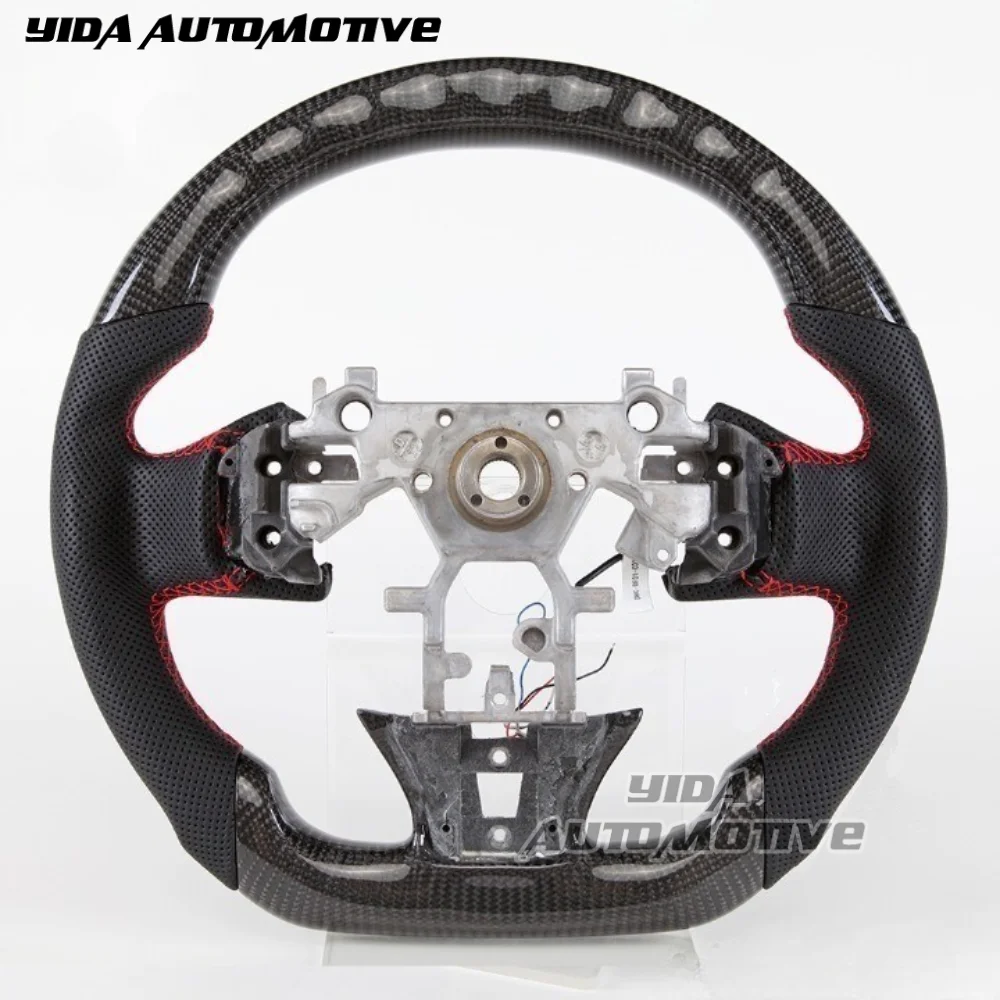 Custom Car Steering Wheel for Infiniti q50 exhaust LED RPM Heated Carbon Fiber Steering Wheel