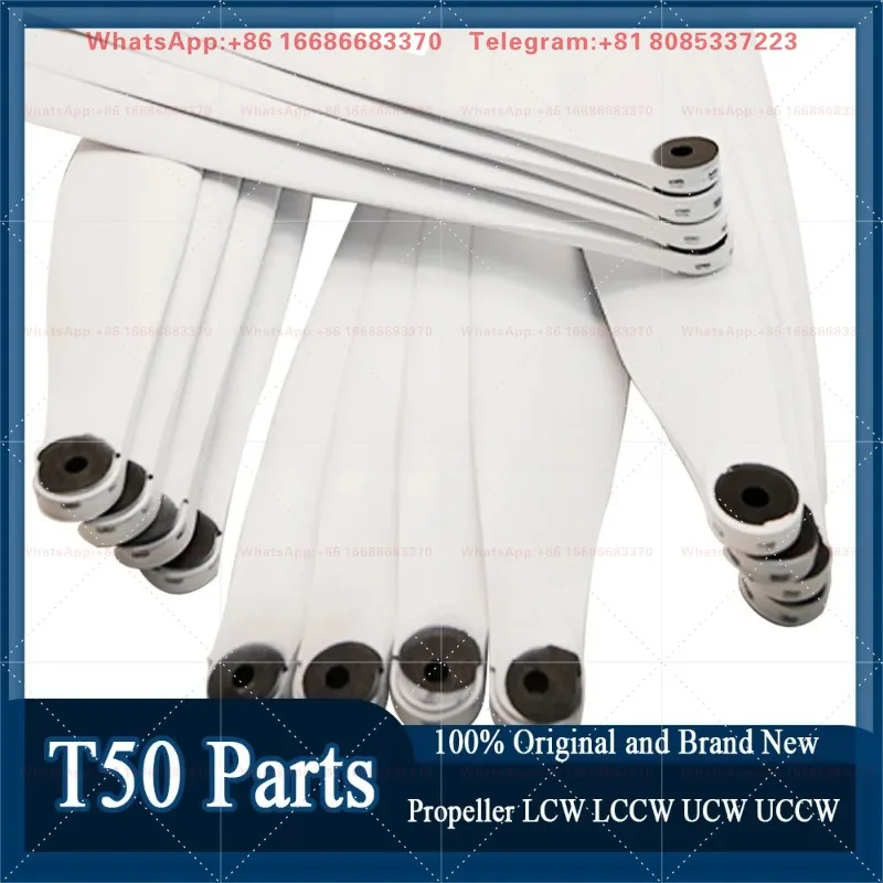 16Pcs/Set Original Agras T50 Upper Lower Propeller CW CCW White Brand New for  Drone Repair Replacement