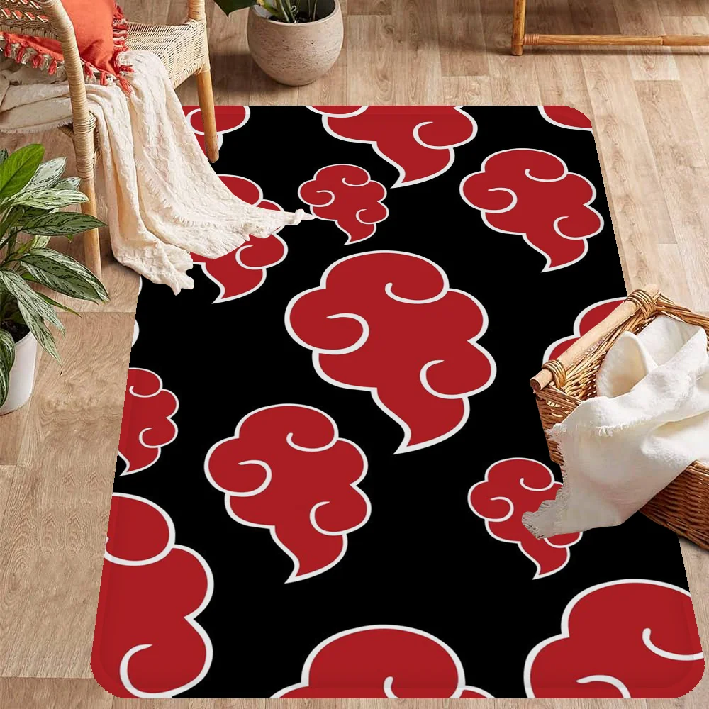 Japanese Anime Red Cloud Kitchen Mat Nordic Style Bedroom Living Room Doormat Home Balcony Anti-Slip Welcome Rug