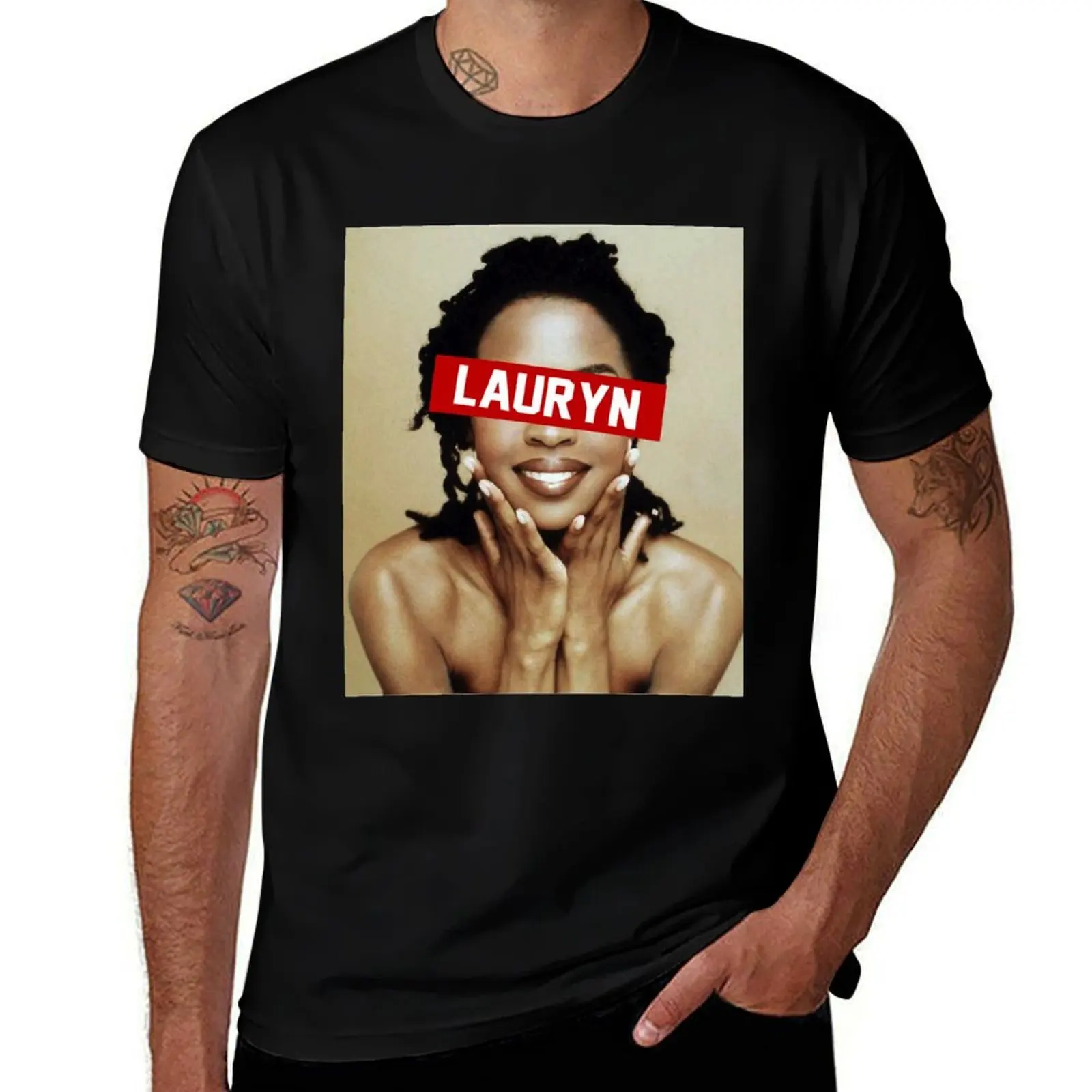 

The Famous Lauryn Hill Singer T-Shirt t shirt for man 100 percent cotton man t shirts high quality luxury brand T-Shirt