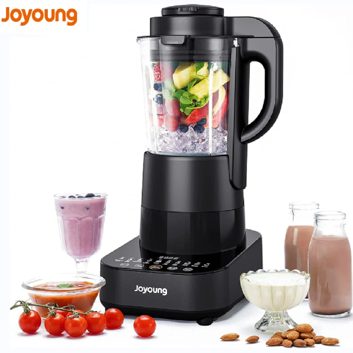 Joyoung Mixer Juicer Blender  Multifunctional Food Processor Easy to Wash with Automatic Touchpad Hot and Cold Blender 1.75L