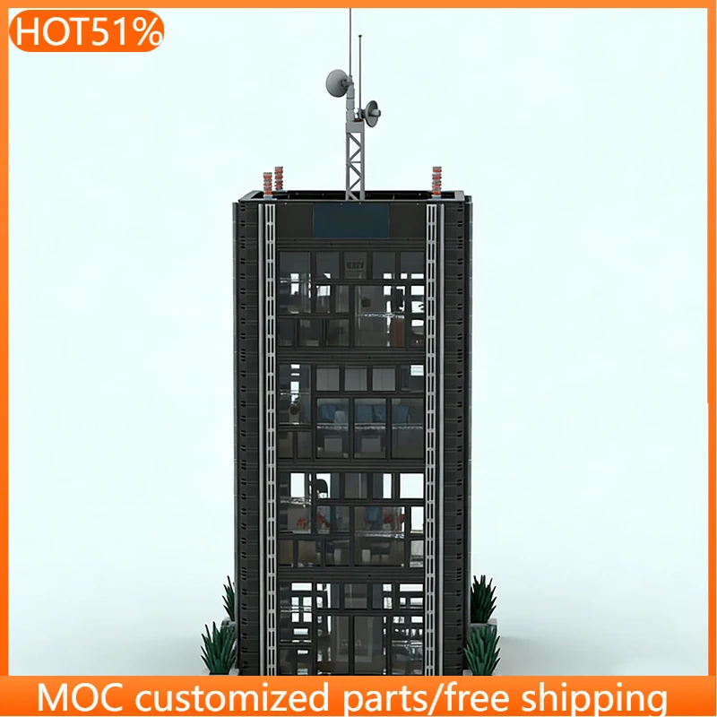 4244 PCS Construction Security Company Building MOC Customize Modular Building Block Creative Design DIY Boys Toy Birthday Gift