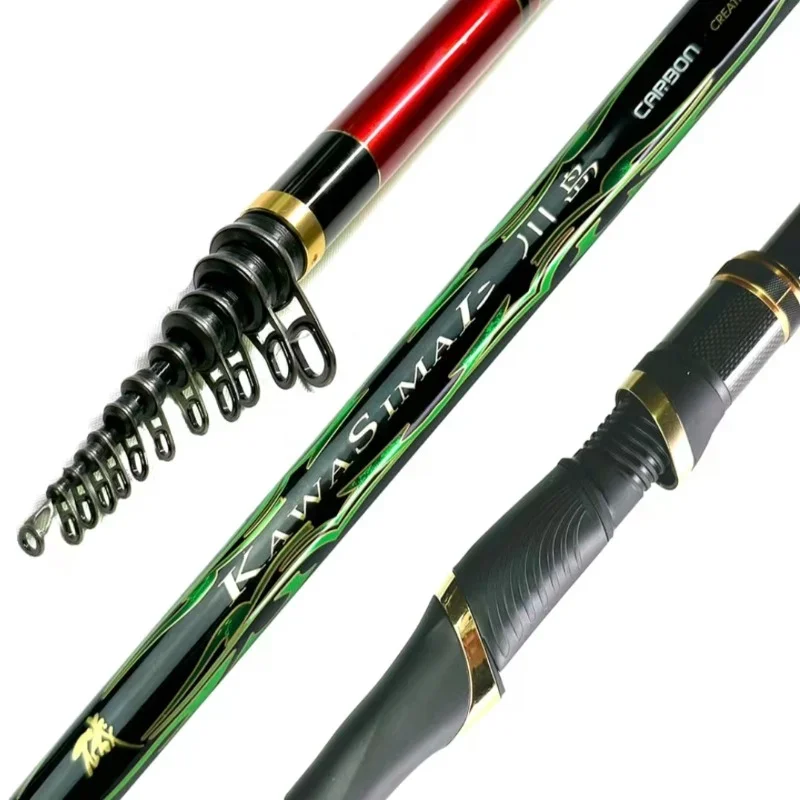 

Anmanda Kawasimai Ultralight Carbon Rock Fishing Rod, Telescopic Rod, Large Object Rods, 500, 5m, No.0.8-2.0