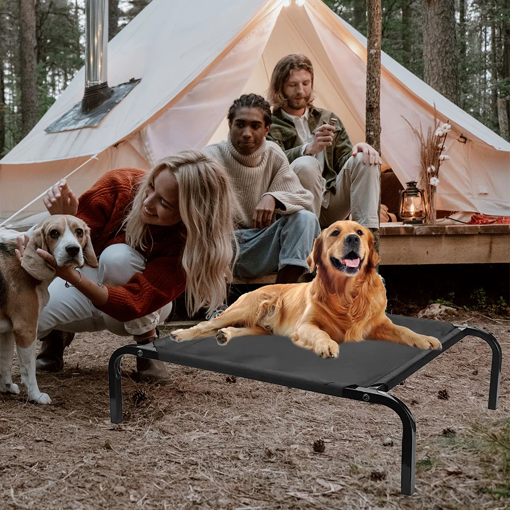 

Pet Cot Breathable Mesh Replacement Cover Removable Washable Pet Bed Protector Indoor Outdoor Dog Camp Bed Dog Cot