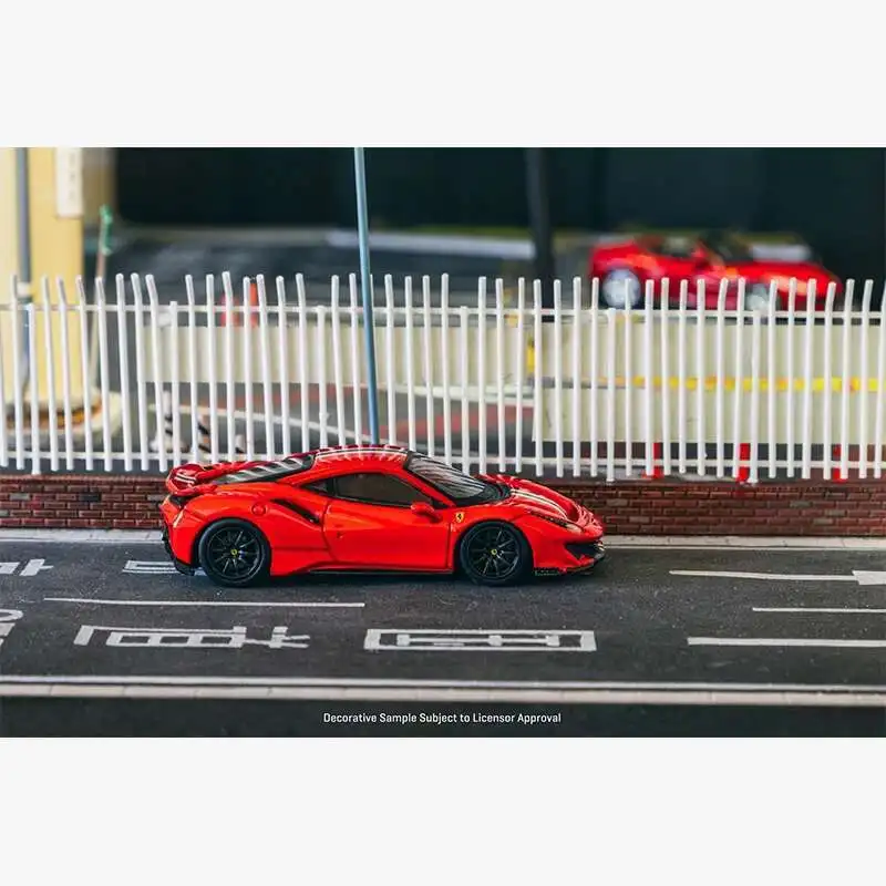 PreSale TW 1:64 FERRARI 488 Pista 812 مجلة فائقة السرعة محدودة في الكتب مجموعة نماذج السيارة Diecast ألعاب Tarmac Works #2
