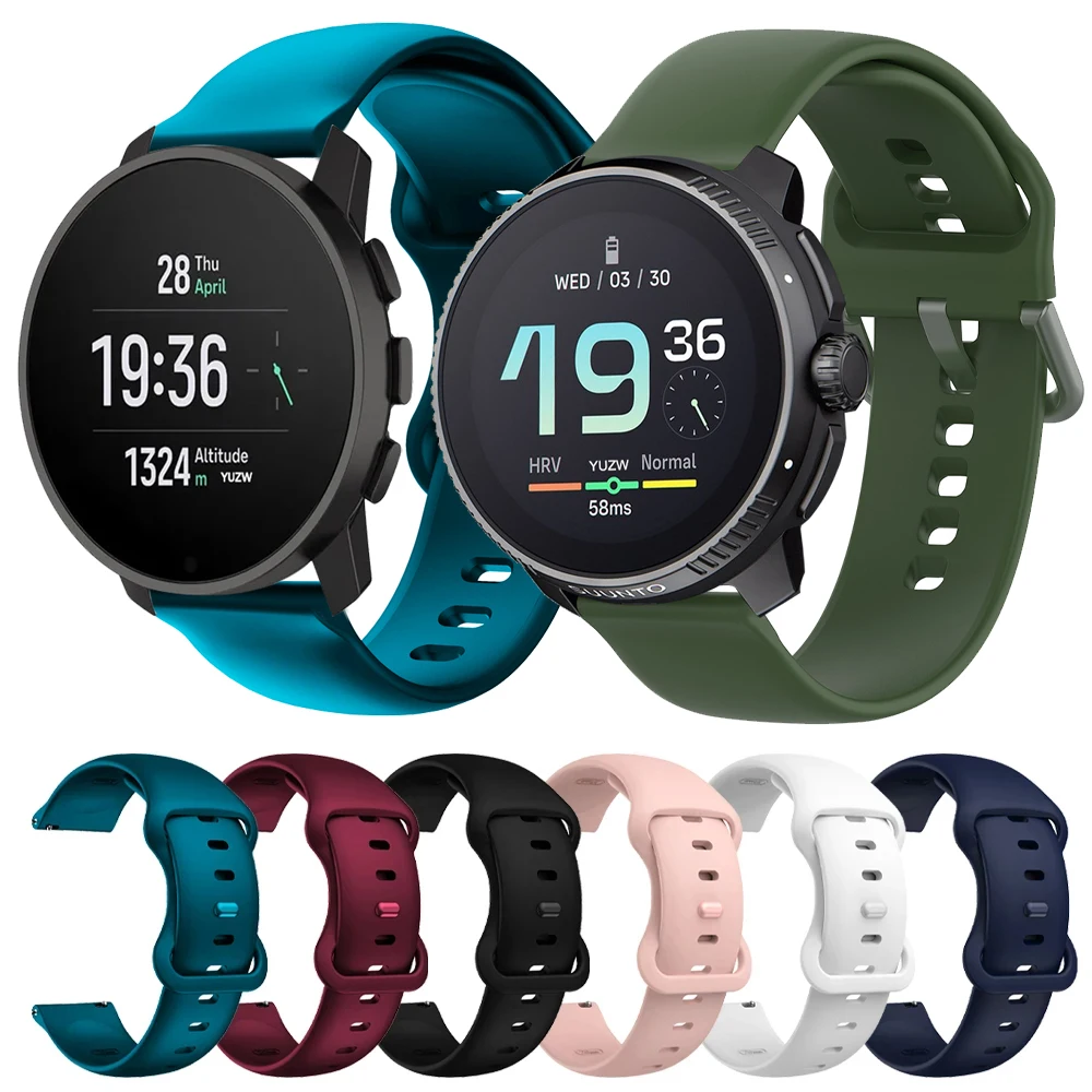 Correa de reloj de 20mm y 22mm para SUUNTO RACE/VERTICAL/SUUNTO9 PEAK PRO/5 PEAK, correa de reloj inteligente para mujer, pulsera de dissgn diferente