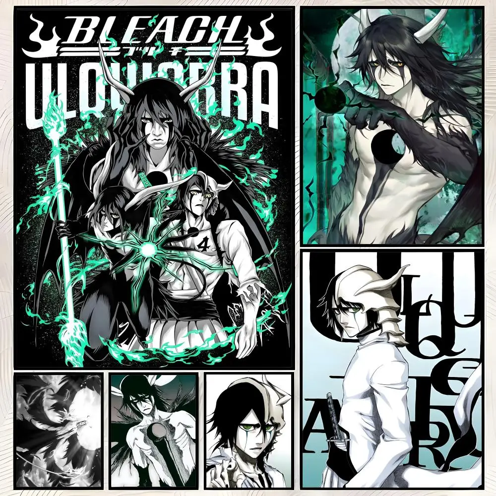 Anime Ulquiorra Cifer Poster Self-Stick HD PP paper Wall Art Poster, Waterproof Decor for Bedroom, Living Room and Home