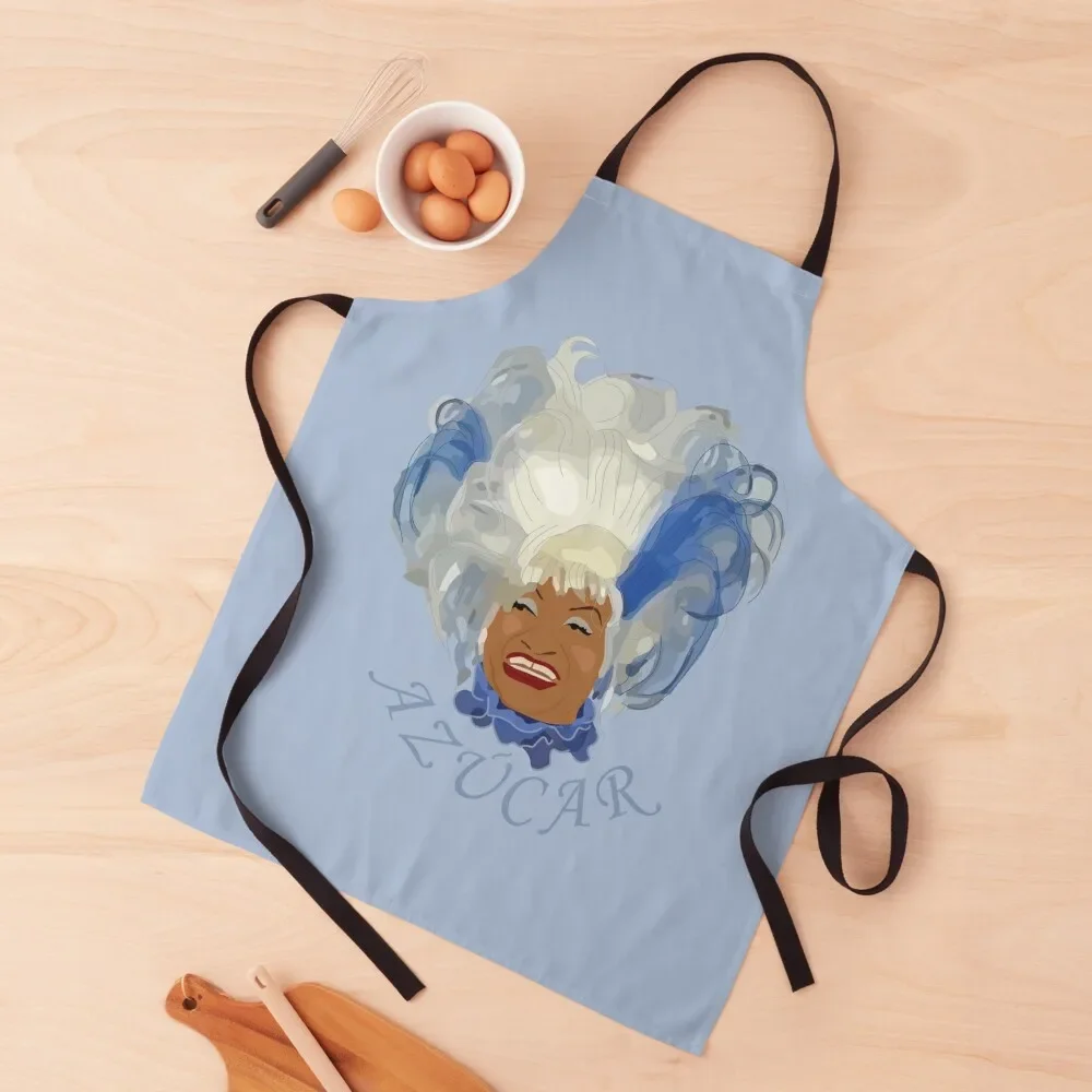 

Celia Cruz Azucar Apron painting Funny For Women Apron