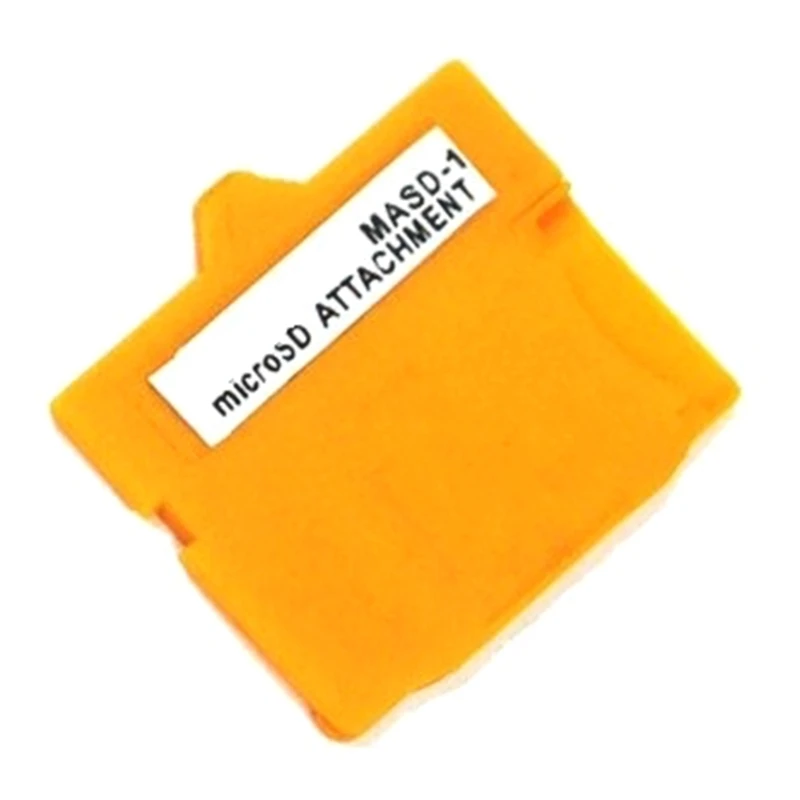 Yellow 25 x 22 x 2mm(L x for W xH) 1pcs Micro-SD Attachment MASD-1 Camera TF to XD Card Insert Adapter forOlympus