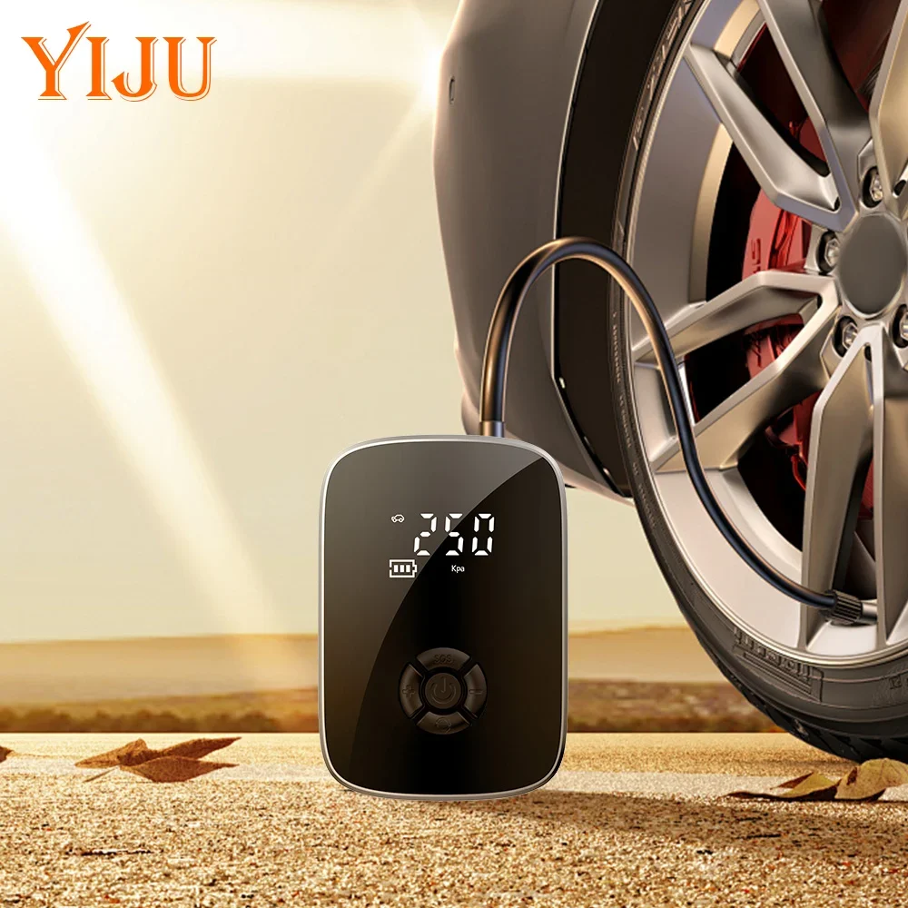 

Портативный автомобильный воздушный компрессор, цифровой насос для накачивания шин, светодиодная лампа, компрессор для шин, насос для автомобилей, мотоциклов