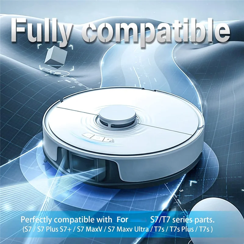 BAAN-para S7 / S7 Plus S7+ / S7 Maxv Ultra / S7 Maxv / T7s Robot aspirador / T7s / T7s Plus filtros de Cepillo Lateral principal fregonas