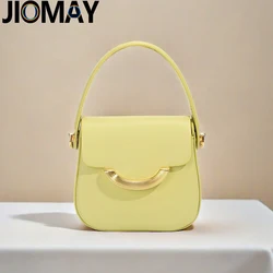 JIOMAY borsa a tracolla in pelle PU 2024 moda estate donna Mini borsa con patta borse a catena borsa di design di lusso per borse da donna