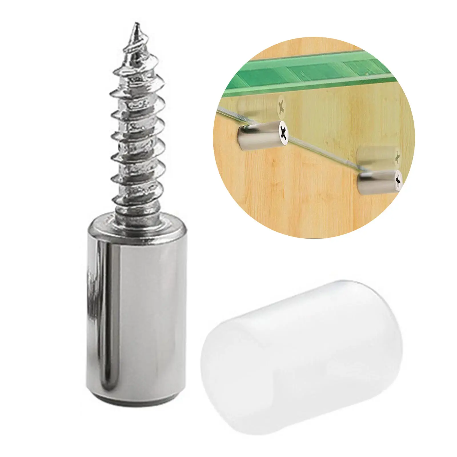 30/60 szt. Śruba samogwintująca krzyżowa z gumową tuleją wspornik laminatu domowej roboty szafa na ubrania twarda antypoślizgowa ścianka działowa