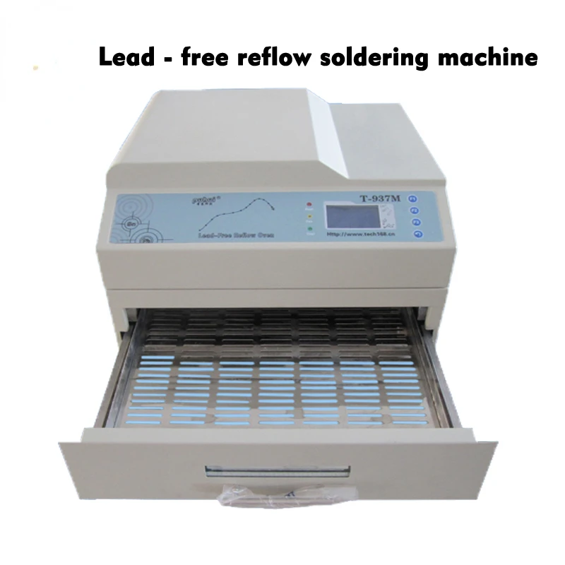 

PUHUI T-937M Infrared Reflow Soldering Oven 350x400mm Automatic Welding for SMD/BGA Components 3300W 110V-240V