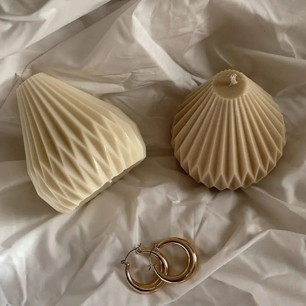 Stampo per candele profumato 3D forma di lanterna fai-da-te candela stampo per colata in Silicone sapone fatto a mano a forma di pera stampi per cera decorazione domestica