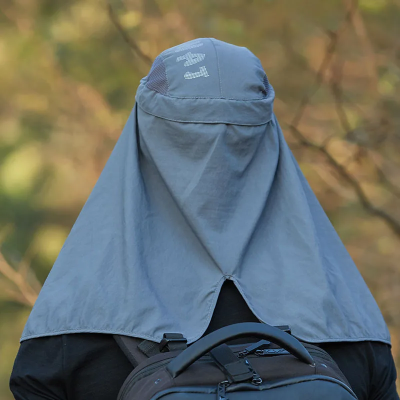 Zomer UV-Bescherming Zonnehoed Voor Vrouwen Mannen Opvouwbare Sneldrogende Waterdichte Baseball Caps Mannelijke Nek Flap Wandelen Vissen Hoeden