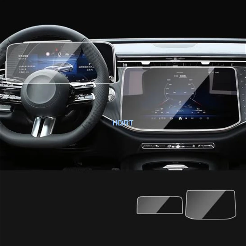 For Mercedes-Benz E Class W214 2024 + Car Styling Central Control Navigation Display Screen Tempered Glass Film Interior Sticker