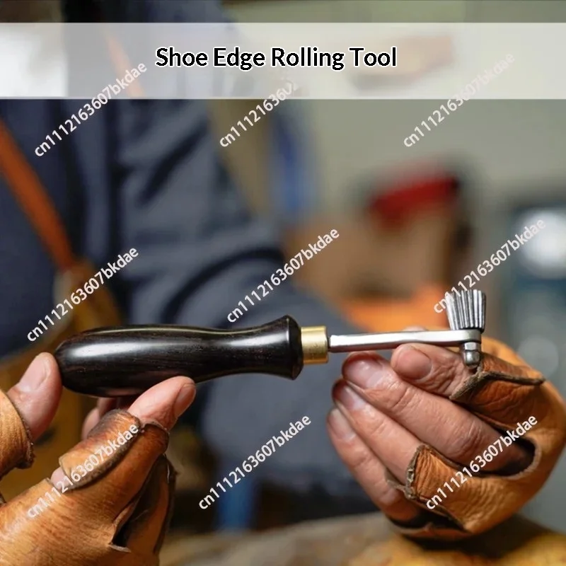 1.5‑3.0MM Leather Embossing Wheel, Manual Knurling Marker Roller, Shoe Edge Hot Pattern Stamping Tool For DIY Leather Craft