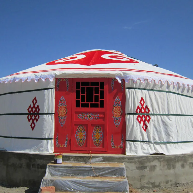 4 Season Good Insulation Winter Yurt Luxury Mongolian Tent Used For Outdoor Camping tent