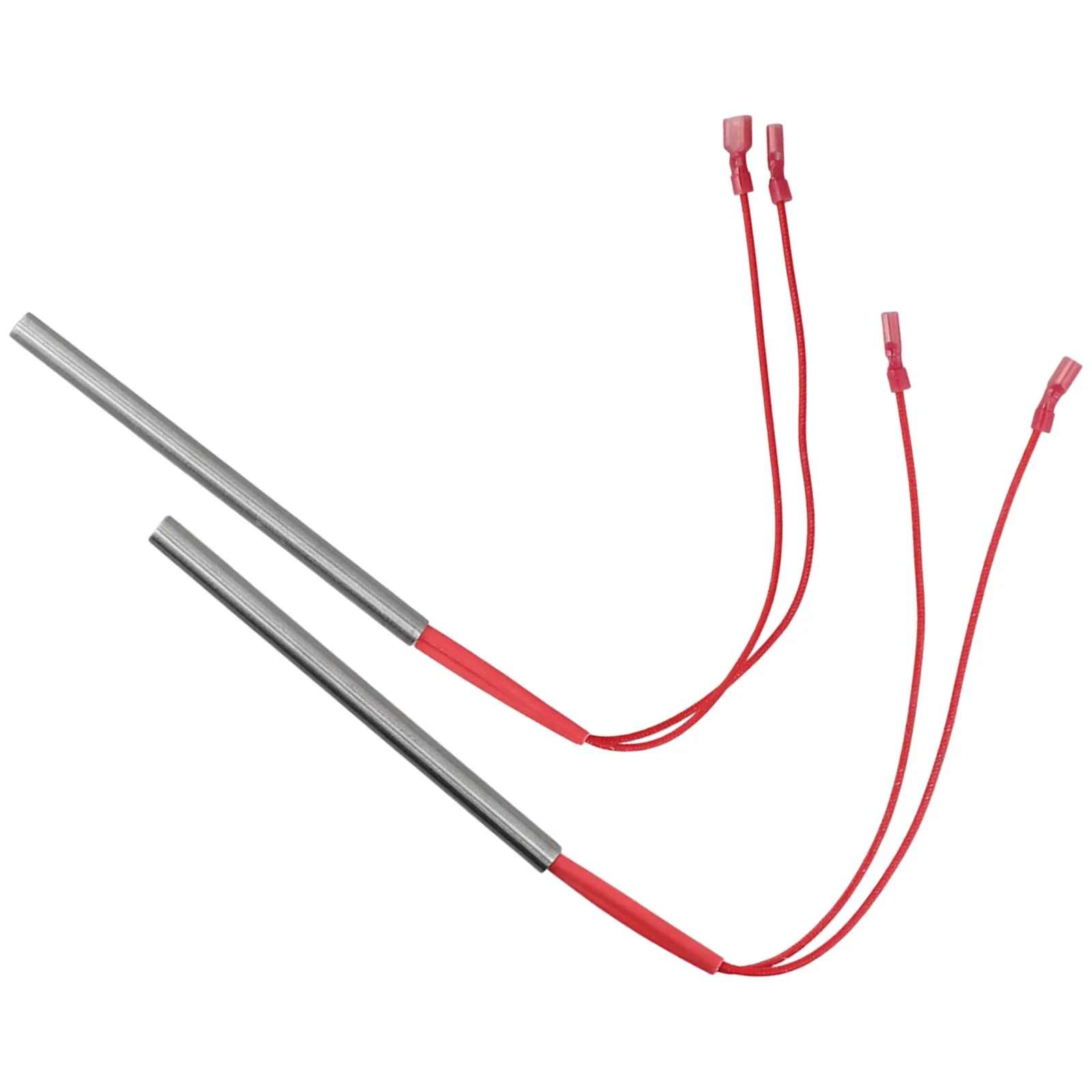 2pcs Heating Rod Replacement Hot Rod Ignitor Kit For Pellet Grills 9.5*150mm 230v300w Stainless Steel Heating Rod