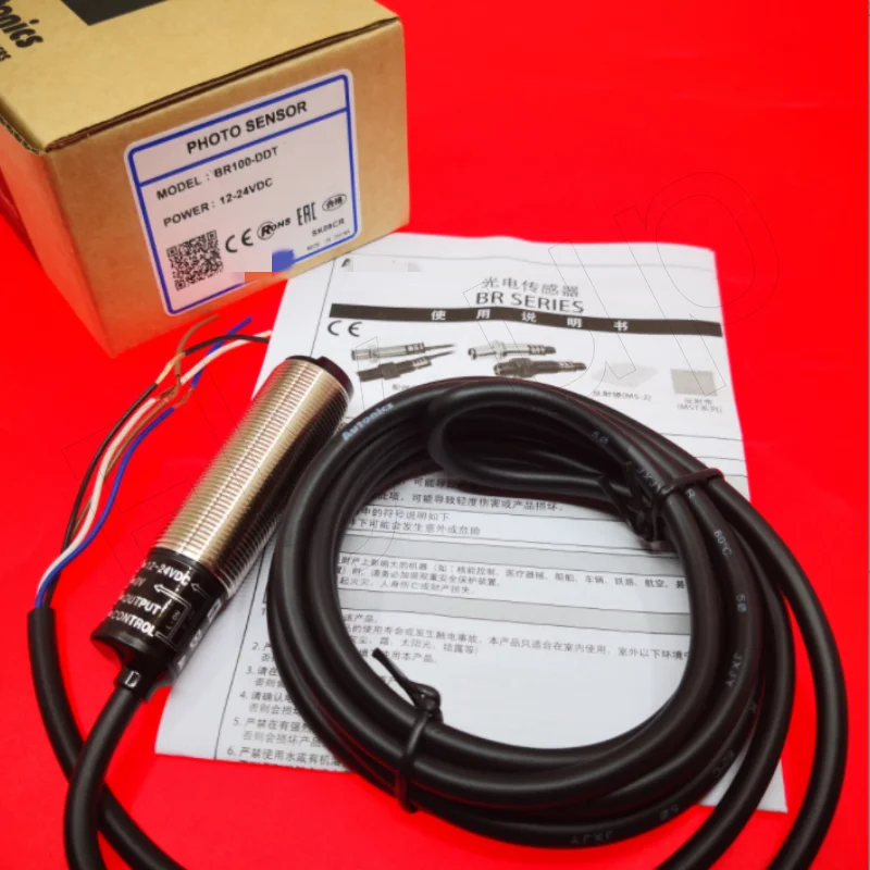 

New High Quality BR100-DDT BR400-DDT BR100-DDT-P 400-DDT-P M18 12-24VDC Diffuse Reflectance Photoelectric Switch Sensors