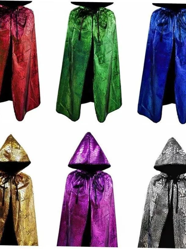 

Halloween Reaper Cloak Cosplay Wizard Witch Prince Princess Women's Ethnic Costume Stage Performance Traditional Chinese Clot...