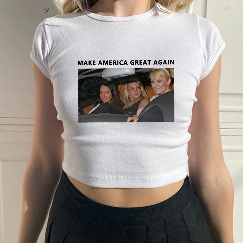 

Y2k одежда, летняя уличная Милая футболка, детские футболки с эмо-надписью для девочек, женские укороченные топы в американском винтажном стиле