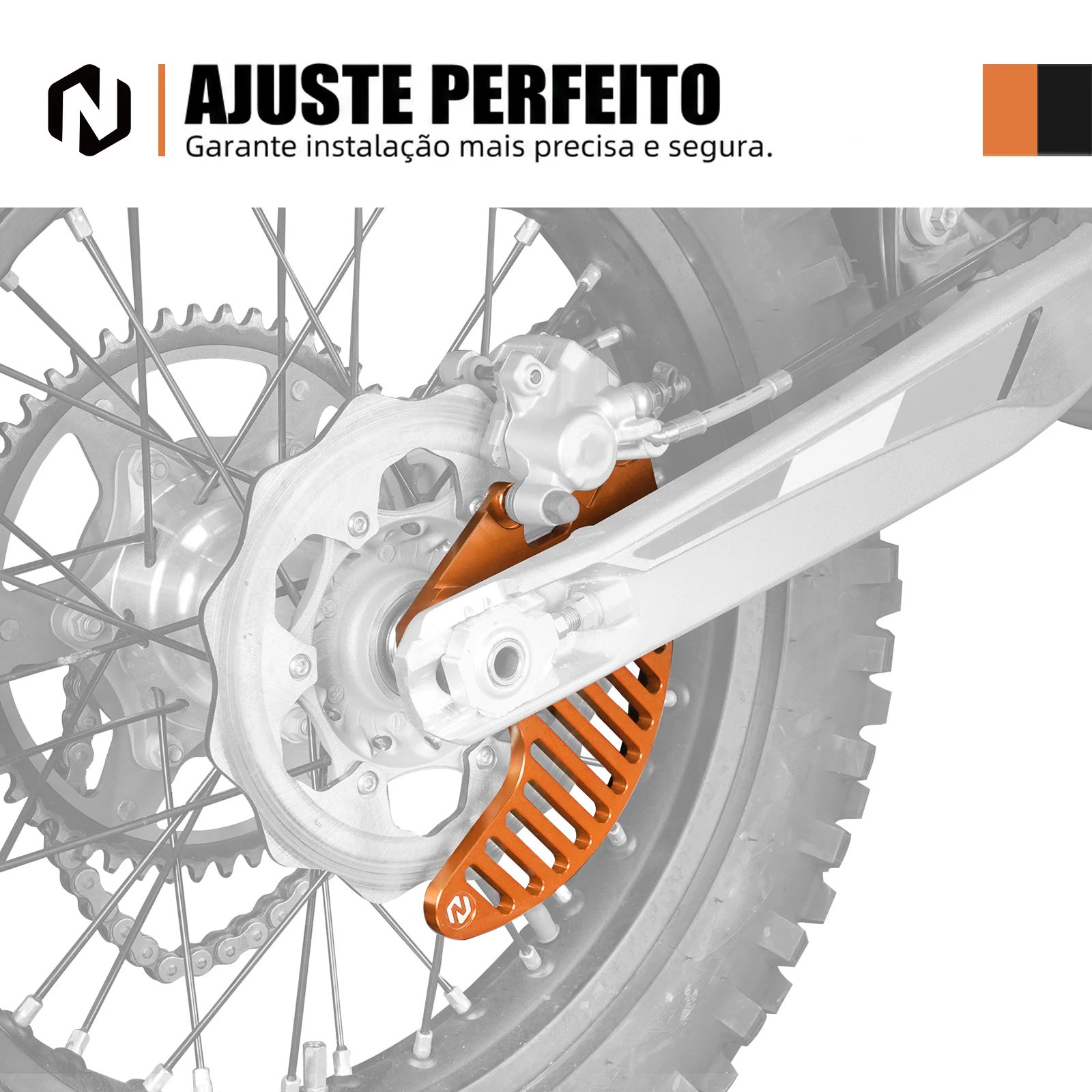 NICECNC Für KTM EXC 300 EXC-F 350 2004-2026 Hinterer Bremsscheibenschutz Für GasGas EC 300 EC 250 2021-2026 Husqvarna TE 300 FE 450 – Detail 14