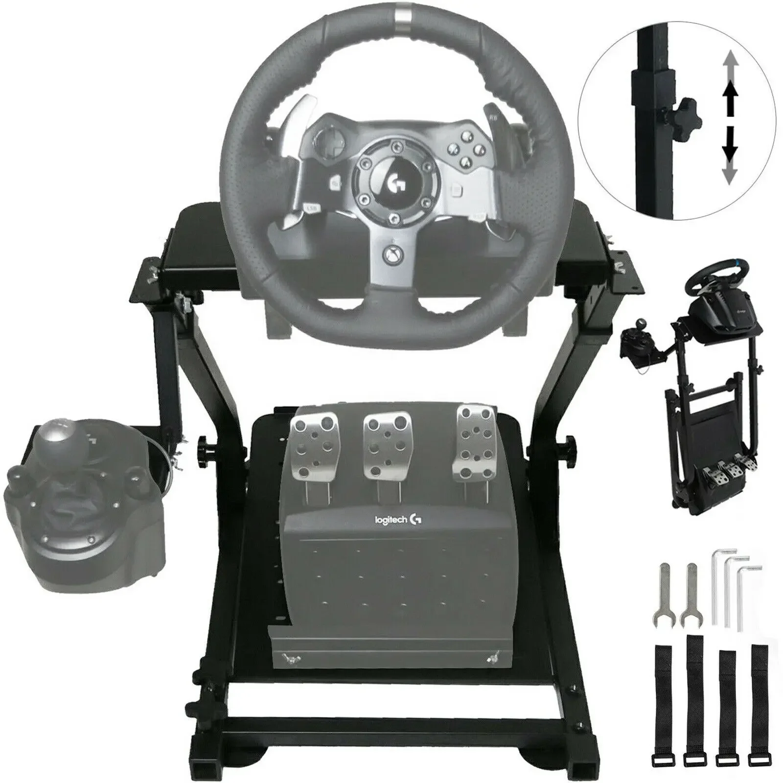 Racing Simulator Steering Wheel Stand for G27 G29 PS4 G920 T300RS 458 T80 T300RS,TX F458&T500RS Racing Game Stand EU Spot