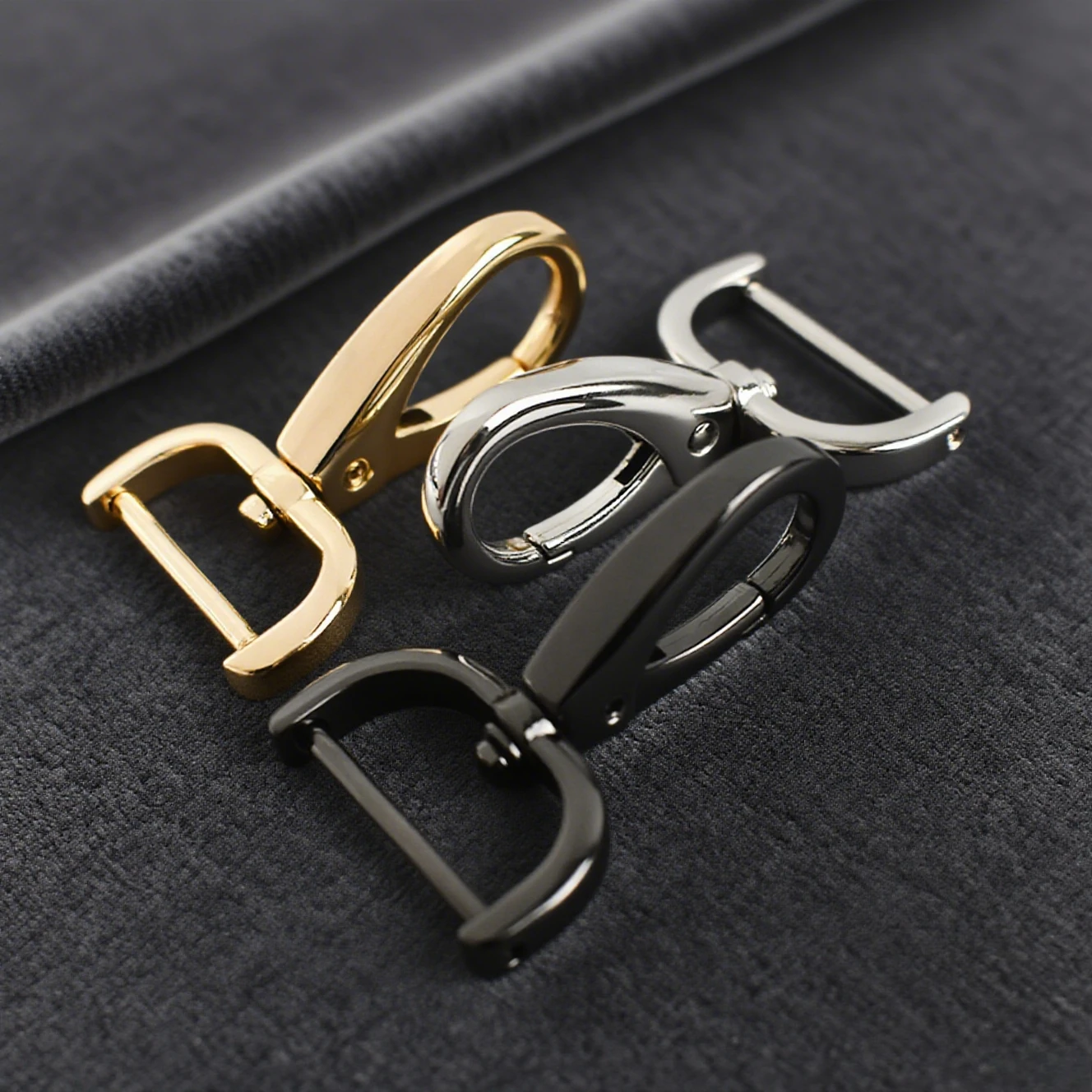 

5Pcs 13-38mm Detachable Metal Buckles for Bag Strap Swivel Lobster Clasp Webbing Connector Snap Hooks DIY Hardware Accessories