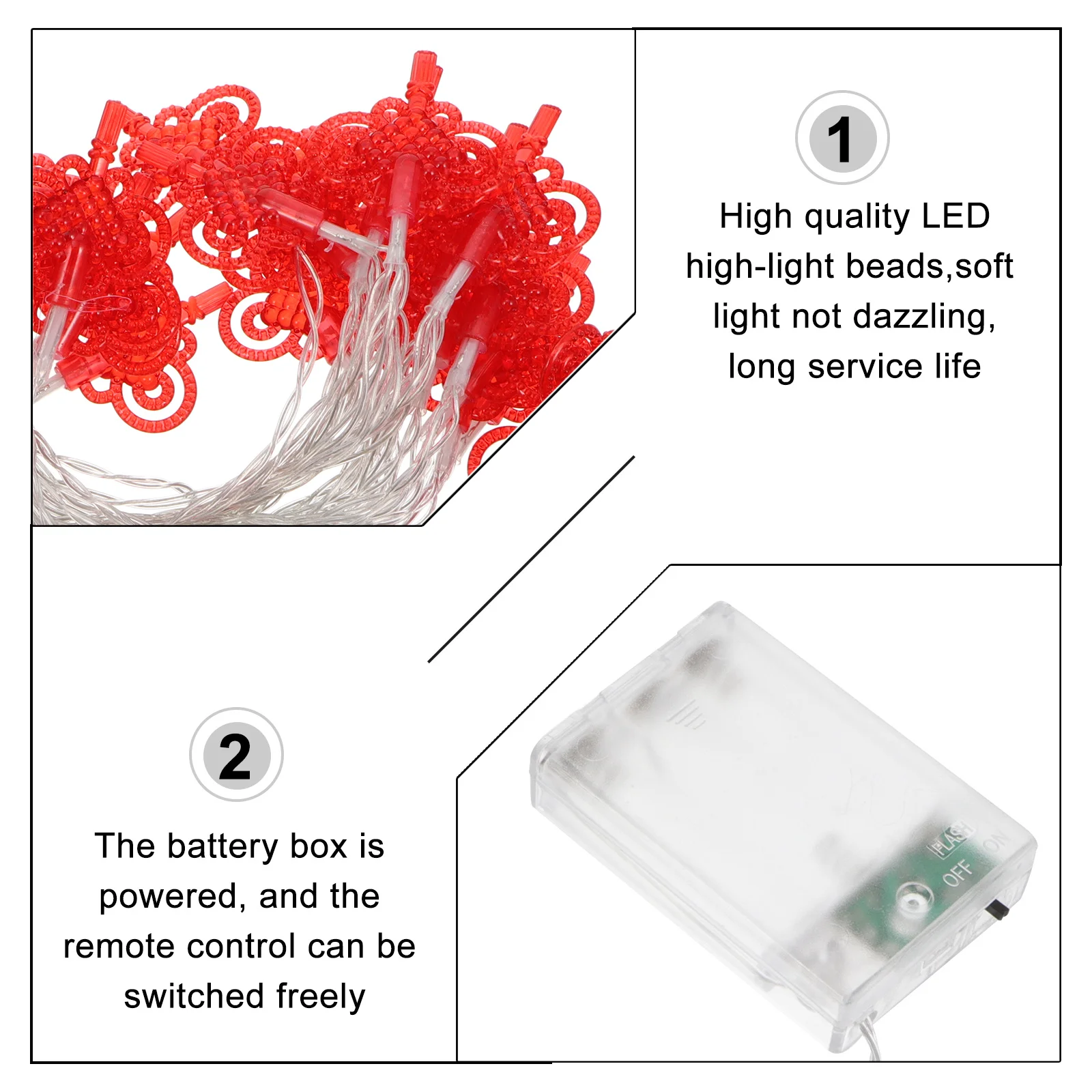 

Chinese Knot String Lights Waterproof Party Hanging Chinese Knot Decorations Decoration Indoor Outdoor Festival New Year Hanging