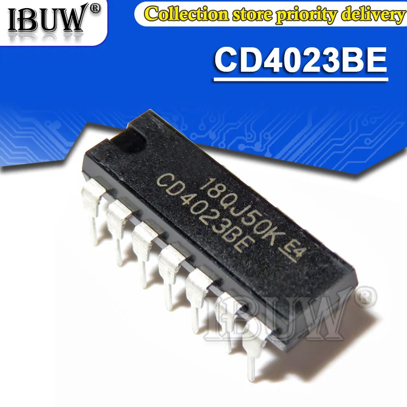 10PCS CD4023BE DIP14 CD4023 DIP-14 CD4023BD DIP