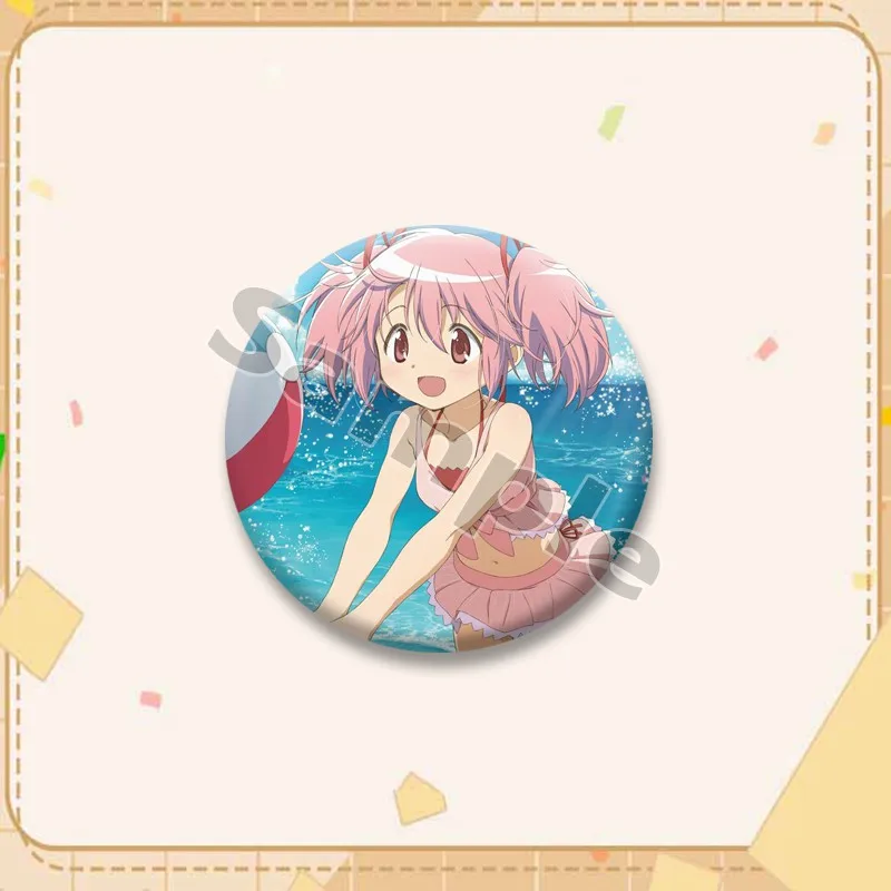Niedliche Madoka Kaname Emaille-Pins Anime-Mädchen Cosplay Brosche Rucksack Kleidung Hut Deko Schmuck Cartoon-Charakter Abzeichen Geschenke für Freunde – Detail 9