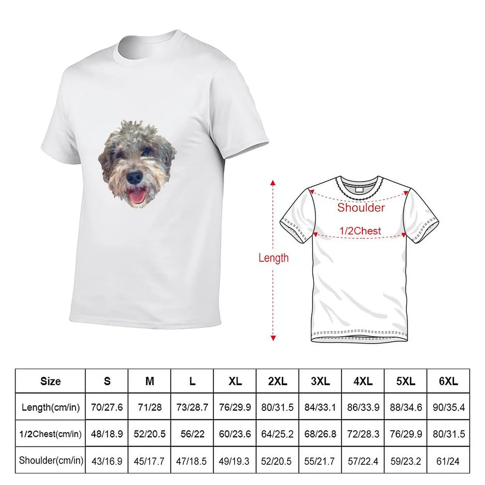 Cute Dog -- Schnoodle T-Shirt anime t shirts for man t shirt personalised T-Shirt