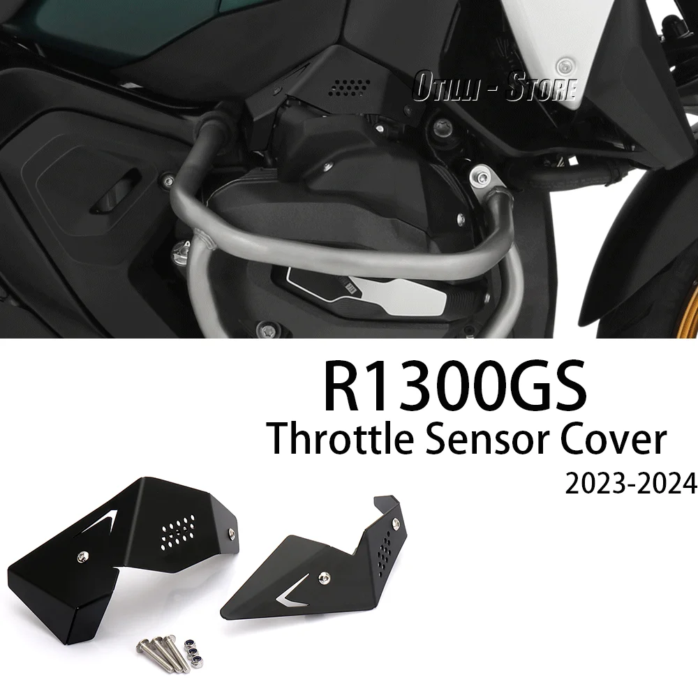 

For BMW R 1300 GS R1300GS Motorcycle Left And Right Throttle Sensor Body Protector Guard Cover Black 2023 2024