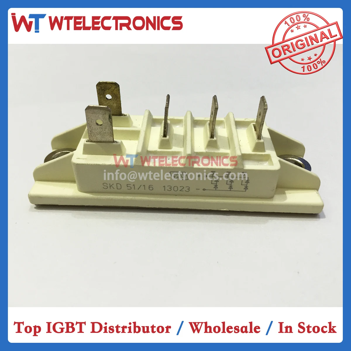 

New Original SKD 51/16 Thyristor Module SKD51 16 SKD5116 SKD 5116