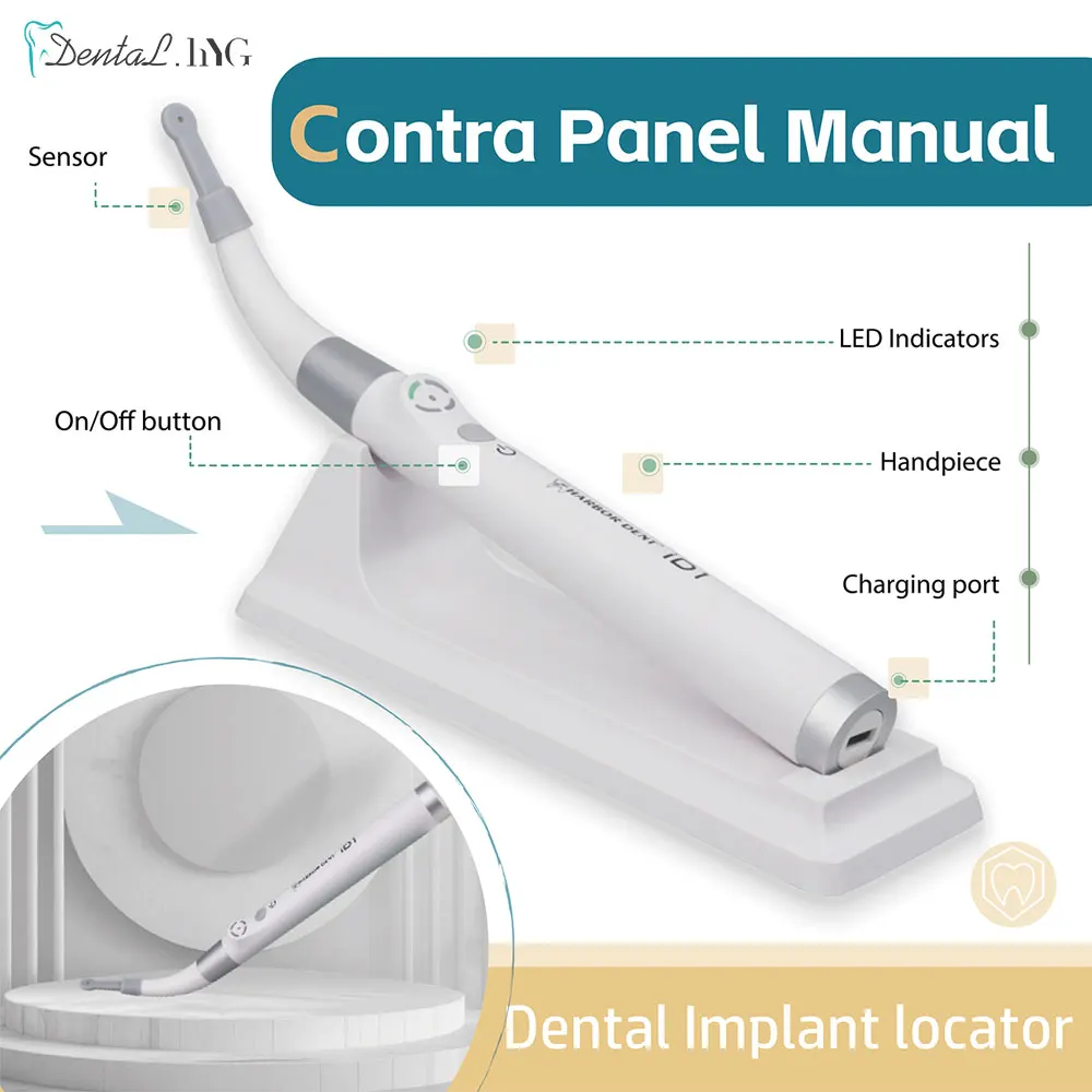 ID1 Dental Implant Locator Accurate Cross-Scanning Spot Screwdriver Detector Tool 360 Rotatable Sensor Localization