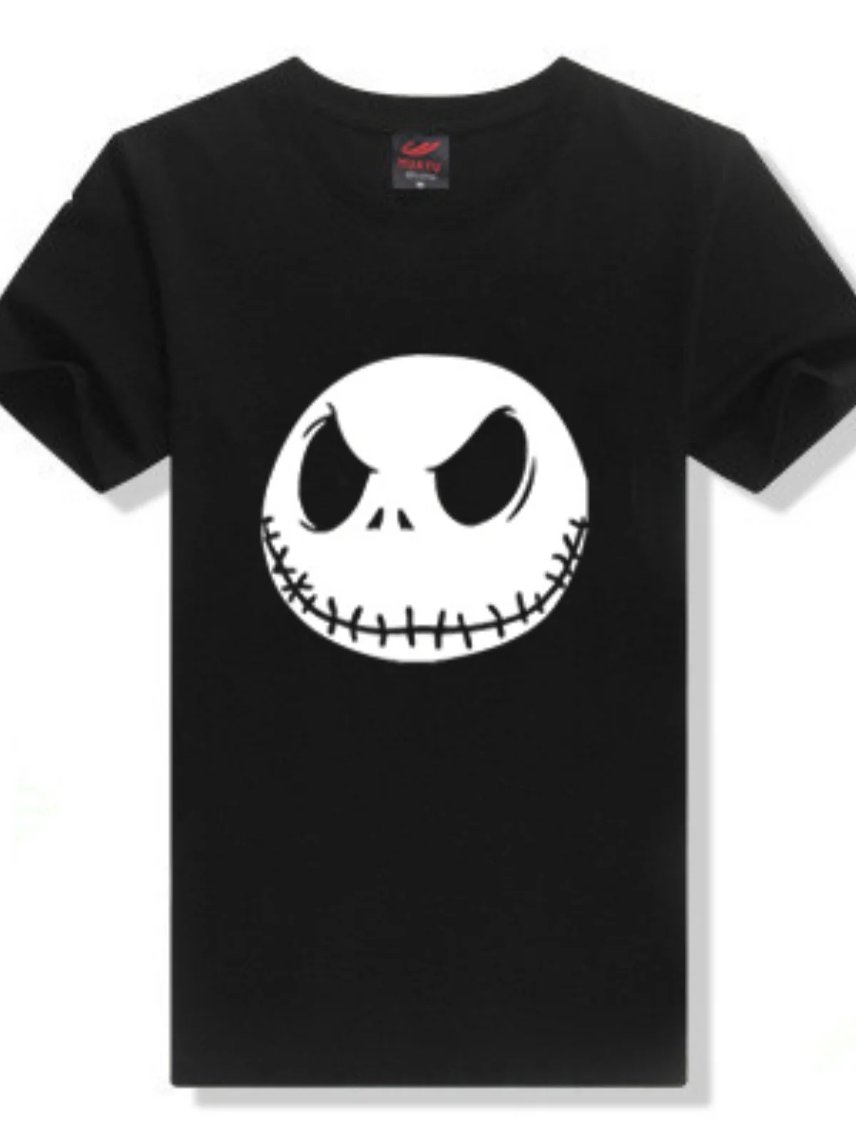 

Хлопковая футболка ort Sve на Хэллоуин Cisas Night Terror Ja Street Sle round Ne Свободная летняя повседневная футболка