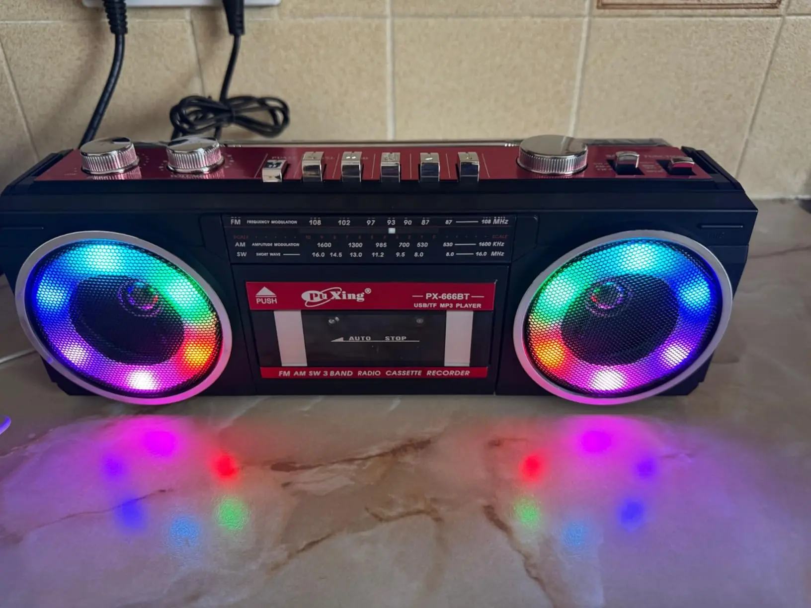 

Good Quality Portable Cassette Recorder Player USB TF BT Music Play FM/AM/SW Full-band Radios AC or Battery Powered Walkman