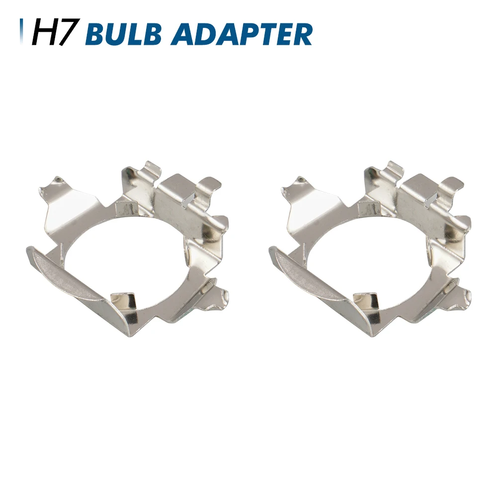 2x H7 LED Headlight Bulb Base Holder Adapter Socket For Mercedes-Benz Vito B Series ML Series, For Volkswagen Touareg, For Opel