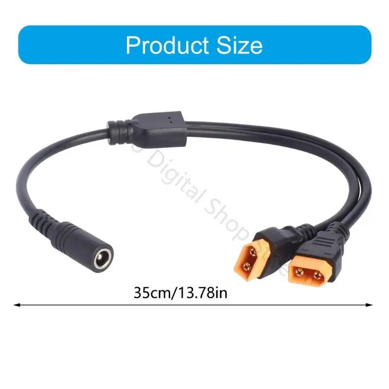 96BA Batterieend-Splitterkabel mit 6,3 x 3,0 mm Buchseneingang, 35 Draht für Lötarbeiten, FPV-Display-Nutzung und – Detail 6