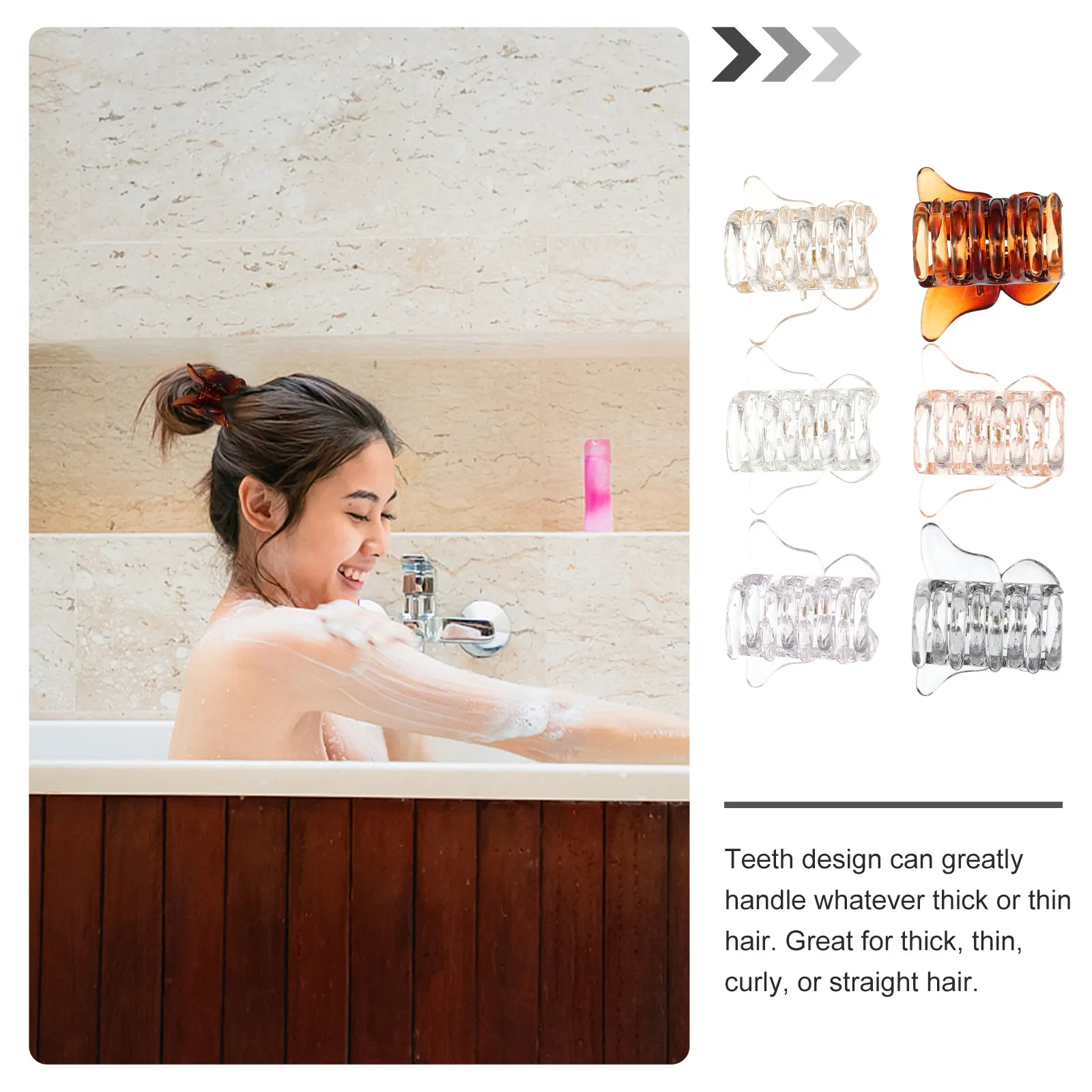 

Набор из 12 женских заколок-крабов для волос в форме бабочки, стильные зажимы для повседневного офисного образа, для тонких и густых волос, удобные, отличный подарок