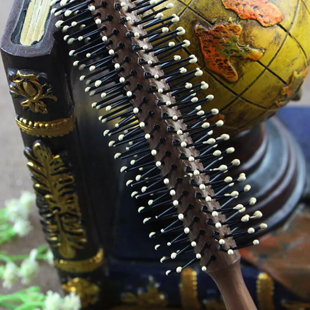 

4pcs Round Styling Combs For Frizz Control Smooth Hairdressing Tool Salon Hair Care Supplies Roller Combs Hair Styling Tools