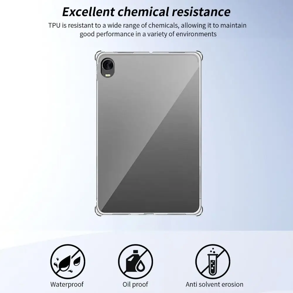 Transparent Tablet Case Shockproof 4 Airbags Protective Cover TPU Ultra-thin Back Cover for Alldocube iplay60 Mini Pro 8.4 inch