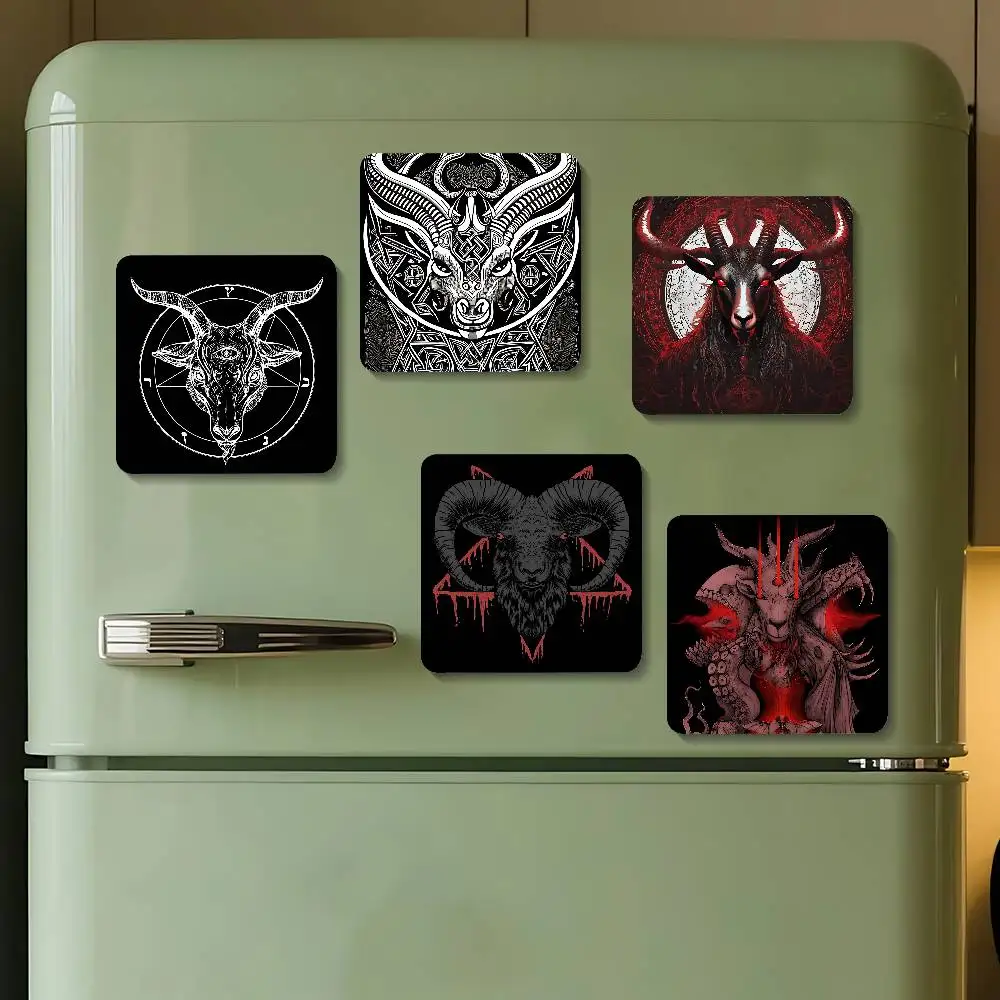 الشيطان الماعز الشيطان مغناطيس الثلاجة ملصقات مغناطيسية إبداعية مخصصة مع المغناطيس #3