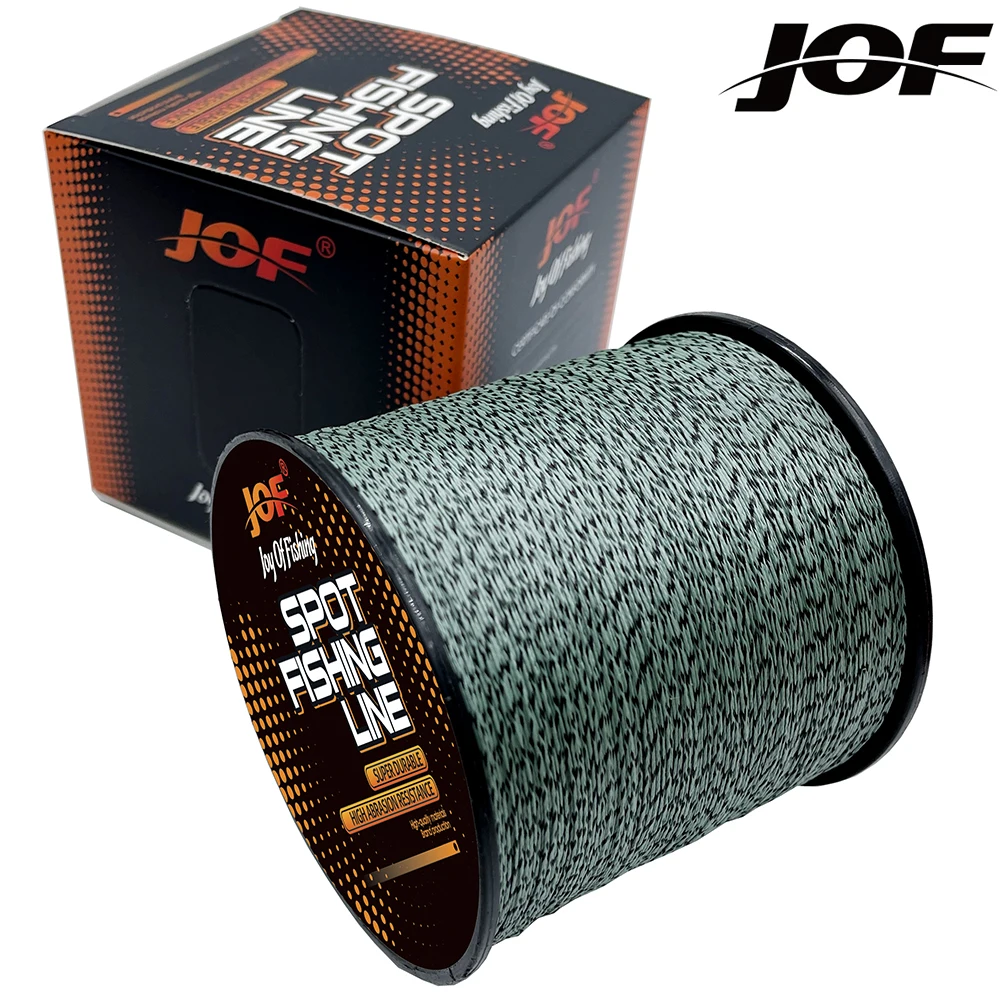 Invisible River Fishing Line  0.14-0.5mm Super Strong Multifilament Smooth Wire Unfade 8 Strands Braids 500M Speckled Gray-green