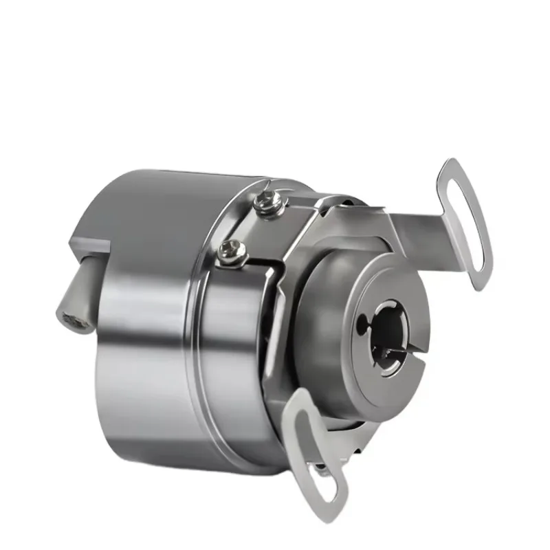 Hot Sale New Absolute Encoder Hollow Shaft 16-32 Bit Multi-turn KM39 SSI RS485 IP65 DC5-30V Servo Motor Robot Spring