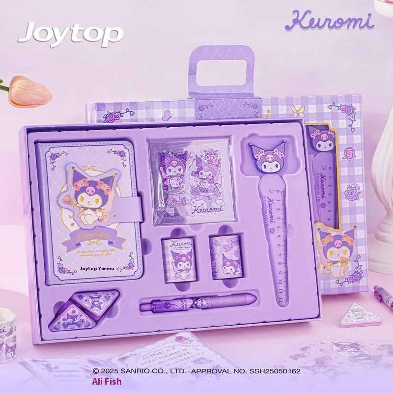 

Sanrio Characters Magic Garden Portable Magnetic Lock Notebook Gift Blind Box Notebook Melody Stationery Set Birthday Gift