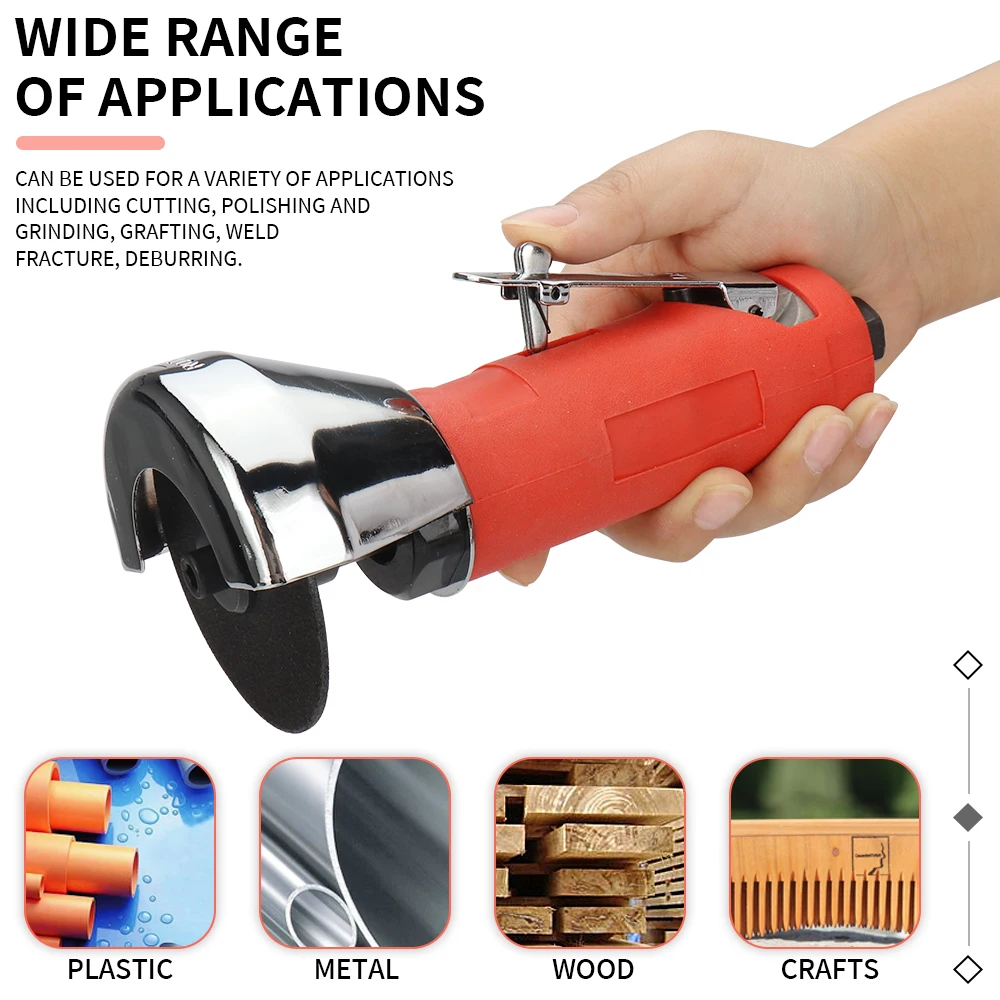 New 3inch Pneumatic Cutting Machine High Speed Metal Cut Off Wheel Air Cutter Machine For Woodworking Rotation Tool Accessories
