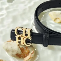 Cinturón de moda para mujer, hebilla de aleación en forma de letra, Material PU duradero, accesorio elegante fácil de limpiar